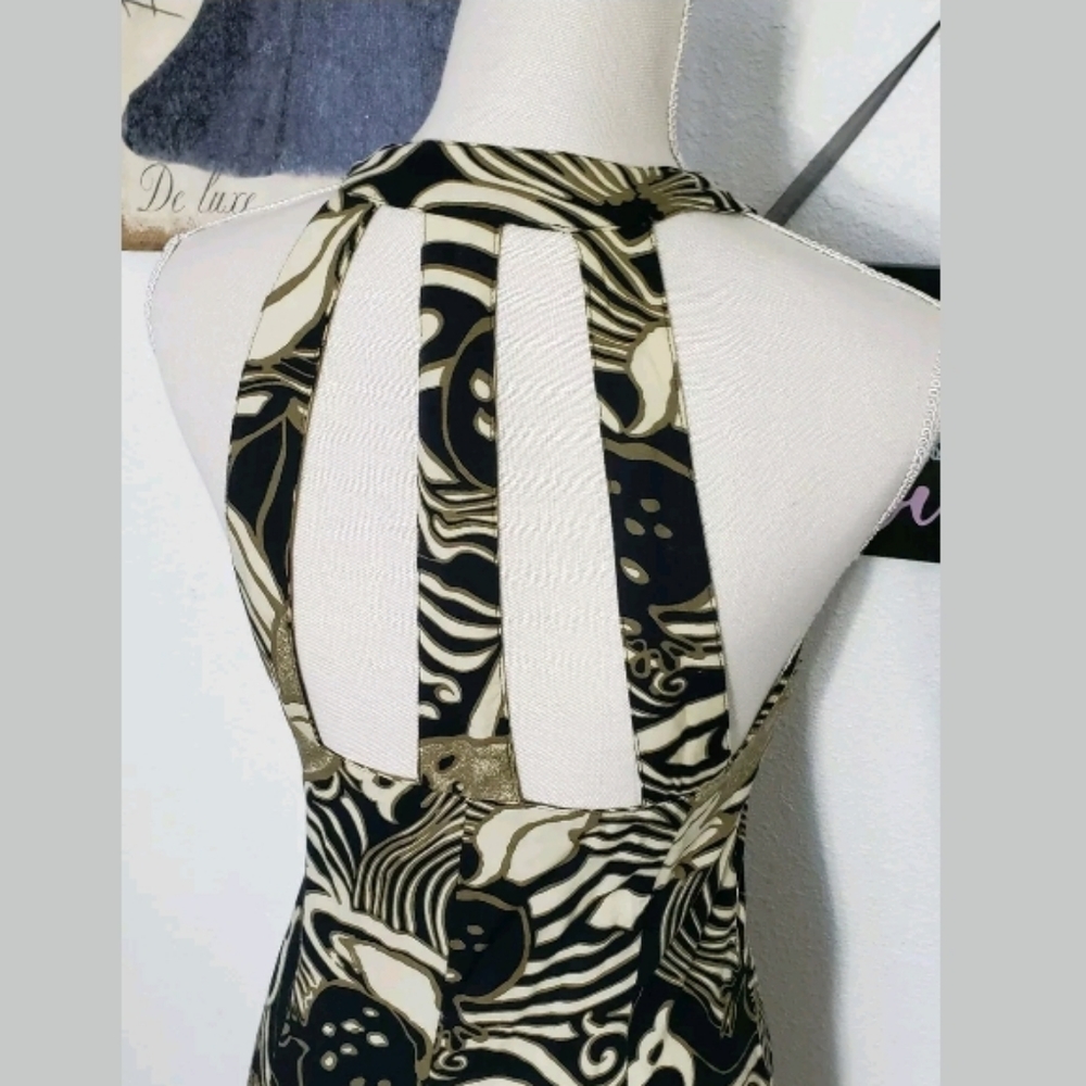 Styleworks Brown Strappy Back Sleeveless Romper 6 - Picture 5 of 8